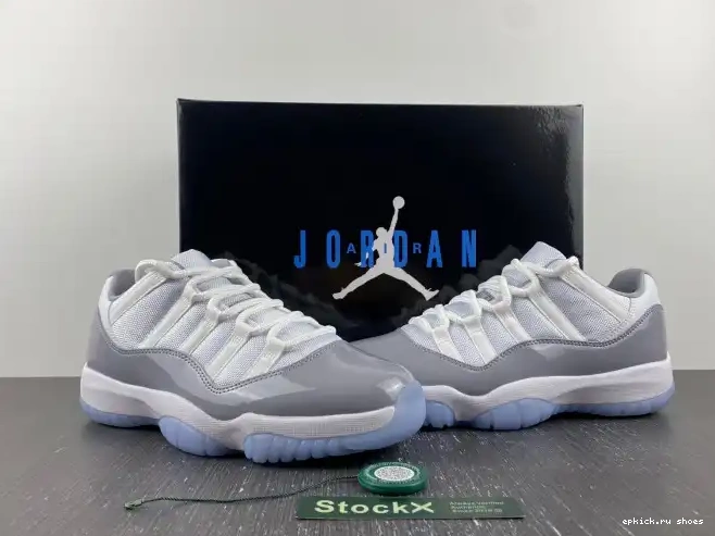 Cheap Cement 11 Jordan AV2187-140 Grey Low Air 0508